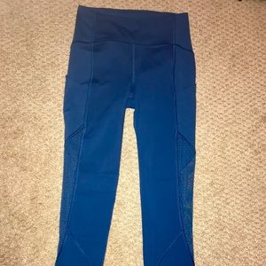 Blue Lululemon Yoga Pants Size 2
